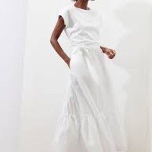 Banana Republic White Maxi Dress
